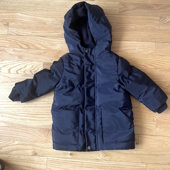 Jacadi Paris baby boy nylon parka double lined water repellent